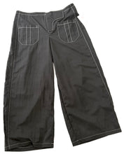 Load image into Gallery viewer, SIDE LINE PANT BLK PARACHUTE
