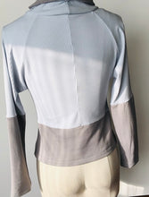 Load image into Gallery viewer, ASSEMBLY SIMPLE TOP LT. BLUE & STONE $120.