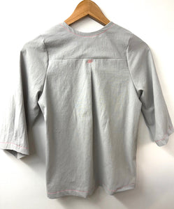 FOLDED PKT. TOP in pebble