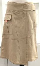 Load image into Gallery viewer, MIDI WRAP SKIRT-TAN
