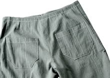 Load image into Gallery viewer, WELT PANT COTTON TEAL
