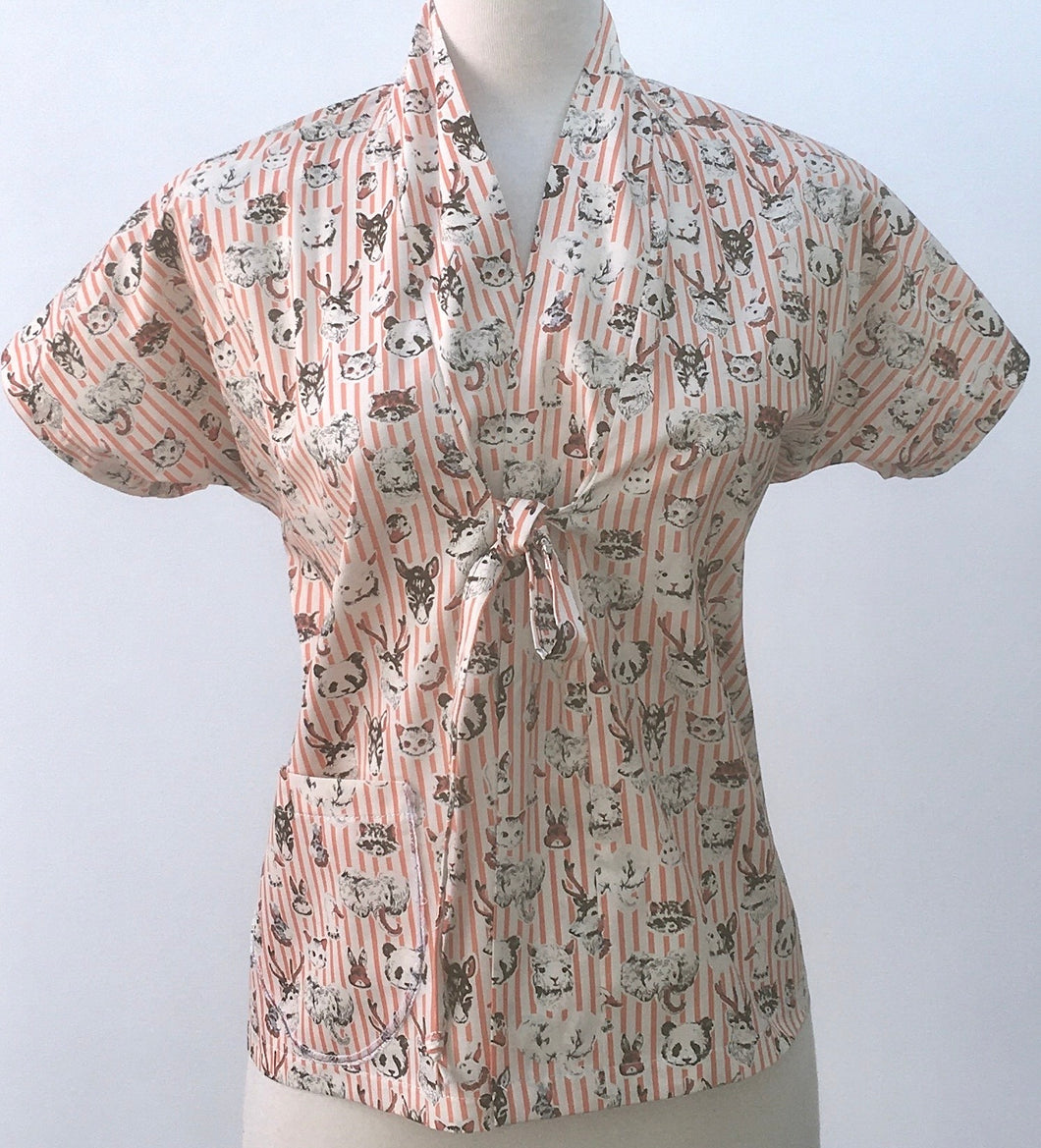 KIMON BLOUSE LIL ANIMALS