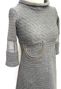 LEXI GRID-WORK GREY