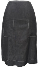 Load image into Gallery viewer, 22KNEE SKIRT-CHARCOAL SUMMER DENIM 159.00
