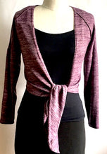 Load image into Gallery viewer, BO TIE CARDIGAN-MAUVE

