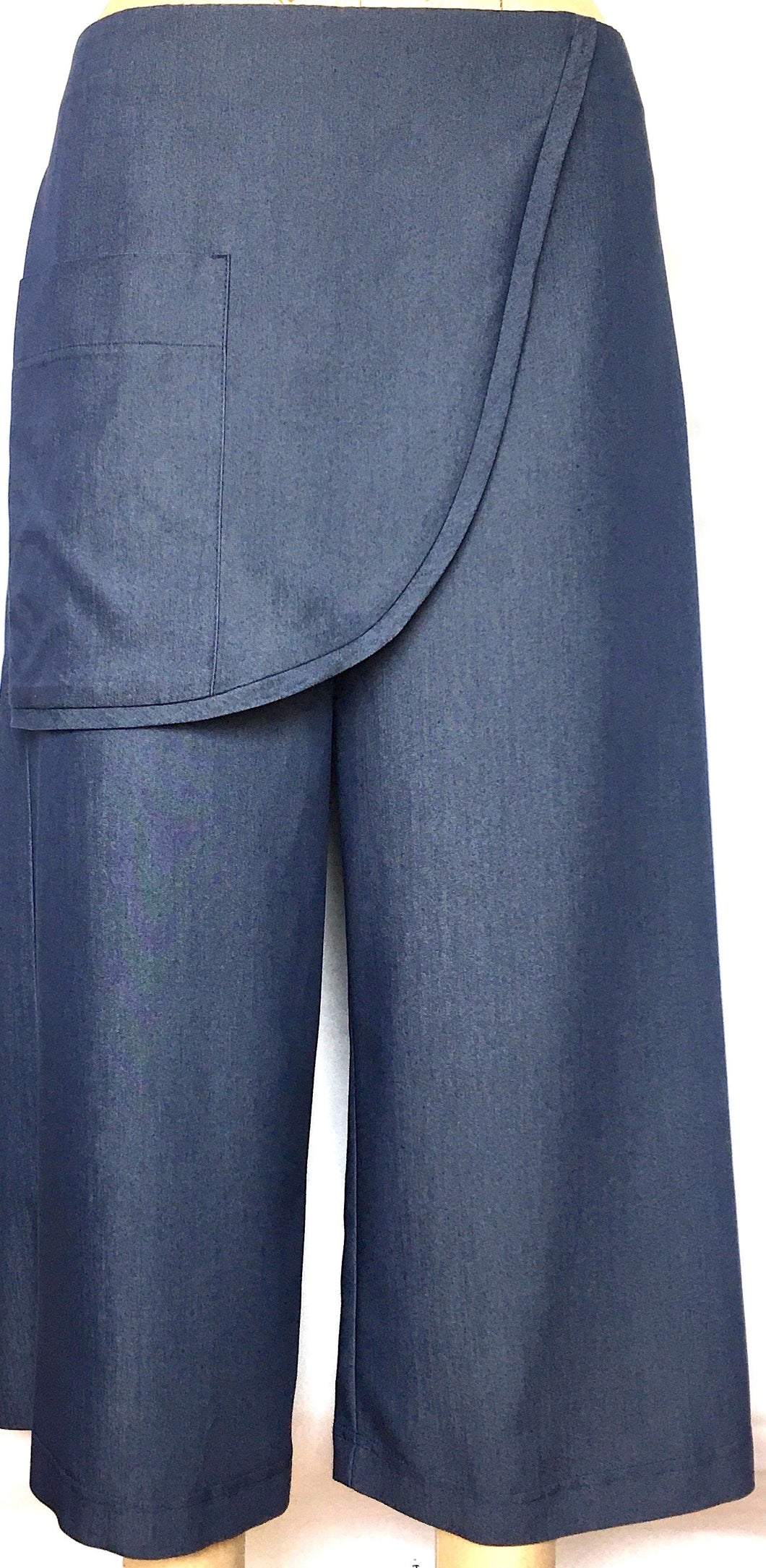 SPHERE PANT-blue rayon/spandex 179.00